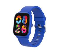 Celly, Smartwatch per Bambini con Cinturino in Silicone, con Monitoraggio Battito Cardiaco, Contapassi, Giochi, Bluetooth, App Dedicata Fit4Kid, Durata Batteria Fino a 4 Giorni, Colore Blu