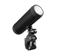 CELLY - Speaker Speakerbike Wireless per Bicicletta Monopattino con Potente Torcia Funzione Power Bank Scheda SD 10 Ore Autonomia Colore Nero