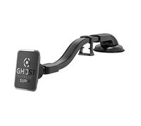 GHOSTSUPERFLEX - Supporto PER smartphone PER AUTO con ventosa, braccio flessibile