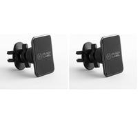 Celly, Supporto Magnetico da Auto per Smartphone Linea Black Label, Supporto Telefono con 6 Magneti Super Resistenti, Adatto per Bocchetta d’aerazione, Super Slim Design, Testina Regolabile a 360°