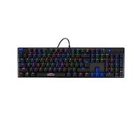 Celly, Tastiera con Filo Phantom Linea Sparco, Tastiera Meccanica Gaming Full-size Layout USA, Retroilluminazione Rainbow, Modalità Anti-ghosting, Luci RGB con 18 Modalità di Illuminazione, Plug&Play