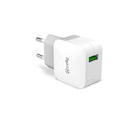 Celly TCUSBTURBO Caricabatterie Universale, Bianco