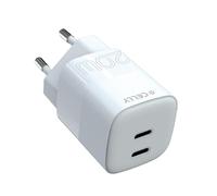 Celly TRAVEL CHARGER 2USB-C 20W EVO WH TC2USBC20WEVOWH
