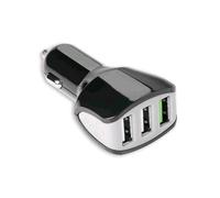 CELLY TURBO CAR CHARGHER TRIAL CARICABATTERIE DA AUTO 3 PORTE USB 4.4 A COLORE N