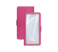 CELLY UNICAVIEWXXLPK CUSTODIA A LIBRO per Smartphone Universale da 5 a 5.5", Rosa