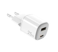 Celly UPTC1USB1USBC25 Pezzo Caricatore Comunicazione mobile bianco grigio