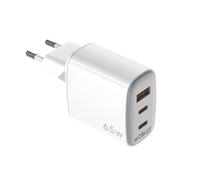 Celly UPTC1USB2USBC65 - Caricabatteria da rete tripla porta 2 USB-C e USB-A, 65W