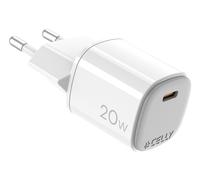 Celly UPTC1USBC20WWH Caricatore per dispositivi mobili, smartphone, smartwatch, tablet, telefono Bianco USB Interno - Nouvo