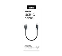 Celly USBAUSBCCOT30BK Cavo di ricarica USB