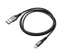 Celly USBLIGHTNYLBK Cavo di ricarica USB