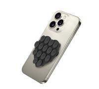 Celly, Ventosa a Forma di Cuore Per Telefono con Ventose in Silicone, Supporto Portacellulare Versatile, Colore Nero, 7,5 x 6 cm