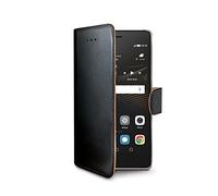Celly Custodia a libro Wally WALLY582 per Huawei P9 Plus in similpelle Nero