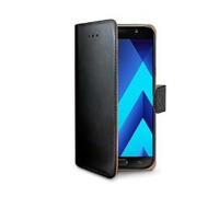 Celly WALLY647 cover per cellulare 14 cm (5,5 ) Folio Nero Samsung Galaxy A7 - Nouvo