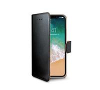 Celly WALLY900 cellulare guscio protettivo Folio Nero Apple iPhone X - Nouvo