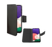 CELLY WALLY968 CUSTODIA A LIBRO per Samsung Galaxy A22 5G, Brown