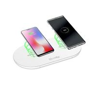 CELLY WIRELESS CHARGER 2PAD 10W WHITE WL2FASTPADWH