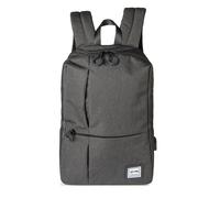 CELLY Zaino Casual Grigio in Tessile con Porta USB e Cinghia di Fissaggio