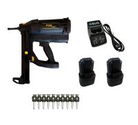 CELO Batteria Chiodatrice-Gas Fox 40 Set Con 5000 Chiodo D'Acciaio Xha 15-40mm