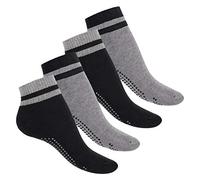 Celodoro Calzini da yoga e benessere da donna (4 paia), in ABS con suola in spugna, Variante 2, 39/42 EU