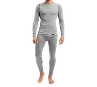 Celodoro CFLEX - Completo Intimo Uomo Termico da Sci - Maglia e Pantalone - Tecnologia POLARDRY - Grigio Chiaro/Antracite - X-Large