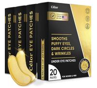 Celor Under Eye Toppe per occhi gonfi e occhiaie - Maschere per gli occhi con aminoacidi e collagene, cura degli occhi per le rughe, regalo di compleanno per le donne, cura della pelle, testate USA