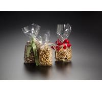 CELSA Royal Bag Laccata MM. 80+25+25X240 Sacchetti Quadrati Riutilizzabili in Polipropilene con Chiusura Ripiegata, Bianchi, 100 Pezzi