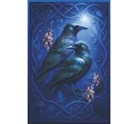 Celtic Crow Journal - Moonlit Corvid Edition - 6″ × 9″ (150 Lined Pages): Norse Raven Writing Notebook for Oracle & Tarot Card Records, Manifestation Gratitude Diary, Dream Journaling & Shadow Work.