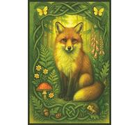 Celtic Fox Journal - 6″ × 9″ Woodland Edition (150 Lined Pages): Norse Writing Notebook & Coloring page. Ideal for Poetry, Gratitude Manifesting, Dream & Shadow Work, Tarot or Oracle Diary!