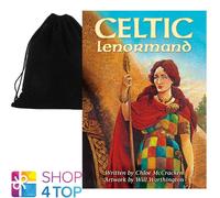 Celtic Lenormand Oracle Deck Mappe Chloë Mccracken Esoteric US Spiele Samt P