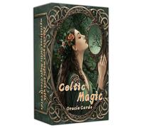Celtic Magic Oracle Cards Card Tarocchi Card Oracle Cards for Bottieri Affermazioni olistiche Wicca Perfetto per creare un mazzo magico e personalizz