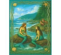 Celtic Mermaids Journal - 8.5″×11″ Oregon Coast Edition (150 Lined Pages): Ocean Fantasy Writing Notebook with Sirens, Sea Lions & Norse Knot Art For ... Logs and Magical Cryptid Diary Adventures!