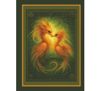 Celtic Phoenix Journal - 8.5″ × 11″ Golden Phoenix Edition (120 Blank Pages, Hardcover): A Celtic Book With Golden Phoenix Cover and World Tree Back ... Writing, Drawing, or a Manifestation Diary!