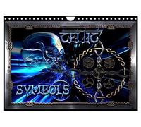 Celtic Symbols (Wall Calendar 2026 DIN A4 landscape), CALVENDO 12 Month Wall Calendar: Magical celtic illustrations of the Bluesax universe