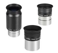 CelticBird Kit oculare telescopico da 3,2 cm con 3 oculari Plossl da 4 mm/10 mm/32 mm, lente ottica completamente multistrato, struttura in metallo, adatto per telescopi astronomici e filtri
