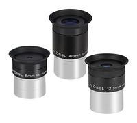 CelticBird Kit oculare telescopico da 3,2 cm con tre oculari Plossl da 6 mm/12,5 mm/20 mm, lente ottica completamente multistrato, struttura in metallo, adatto per telescopi astronomici e filtri