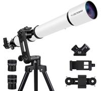 Celticbird Telescopio Telescopio astronomico di rifrazione per adulti e principianti - AZ Mount con zaino, filtro lunare 901000