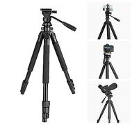 CelticBird Treppiede portatile da viaggio da 163,8 cm, compatibile con fotocamere reflex, telefoni cellulari, binocoli, cannocchiali da vista, monoculari