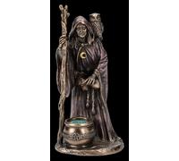 Celtico Dea Figura - Vecchio Saggio Strega Statua 10 CM Bronzato Veronese Studio