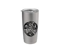 Celtico Libro di Kells Trinity Hounds Bicchiere termico in acciaio inox doppia parete