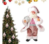 Celuicion Babbo Natale gioielli per albero di Natale | tessuto Babbo Natale decorazione gioielli | decorazione natalizia giocattolo per giardino camino porta parete | interno camera da letto terrazzo