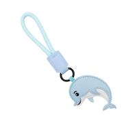 Celuicion Ciondolo zaino delfino squalo, ciondolo a forma di borsa a mano animale - portachiavi in pelle carina per zaino e adulti, decorazione per bagagli, Un, Se référer au descriptif