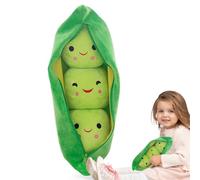Celuicion Crescere Piselli in Peluche Giocattolo di Peluche a Piselli - Giocattoli di Peluche a Piselli | Cartone animato Peluche, Figura di Confortevole Dolce con Espressione