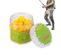 Celuicion Esche galleggianti per trota, 25 pezzi, design mais, esche galleggianti, esche artificiali morbide per la, per acqua salata, fiume lago