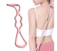 Celuicion Fasce elastiche per donne,Fascia per esercizi a forma di 8 schiena - Attrezzature per l'allenamento elastiche per Studio Appartamento Soggiorno Yoga Pilates