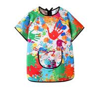 Celuicion Grembiule da pittura per bambini, impermeabile, per il fai da te, cucina, scuola materna, giardino, tempo libero, per interni ed esterni, Grande, Siehe Beschreibung