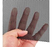 Celuicion Griglia per barbecue, inserti in rete per barbecue, in lega di alluminio, 100 x 33 cm, copertura per paraurti anteriore, cofano, camion, griglia di ventilazione