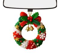 Celuicion Natale Uncinetto | all'Uncinetto per Feste - Ciondoli Artigianato per Specchio Retrovisore Casa Principianti Decorazione