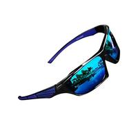 Celuicion Occhiali da sole da uomo polarizzati, occhiali da sole da uomo | Occhiali da sole protettivi completi lune polarizzate | di moda confortevoli Eyewes sportivi, blu, Se référer au