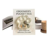 Celuicion Paw Hug - Decorazione per custodi degli animali domestici con biglietto di auguri, regalo motivazionale per apprezzamento, per famiglia, donne, uomini, adulti e bambini