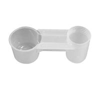 Celuicion Piccioni Falle di Pollo, Poultry Gage Cup Supplies - Tazza di bevitori d'acqua degli Uccelli - Dispositivo di design a doppia porta scientifica trasparente per piccioni e piccioni